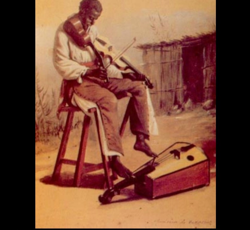 Edouard Pingret (1788-1875), Músico de Veracruz [1851?]. Óleo sobre papel, 40 x 28 cm. Colección Banco Nacional de México.